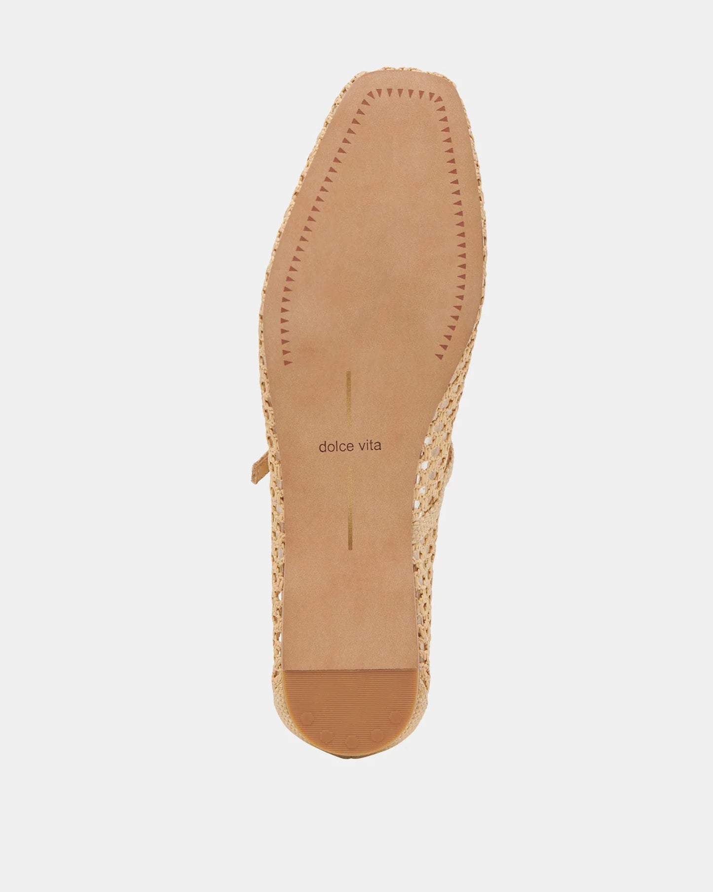 Dolce Vita Reyes Ballet Flats | Light Natural Woven Raffia