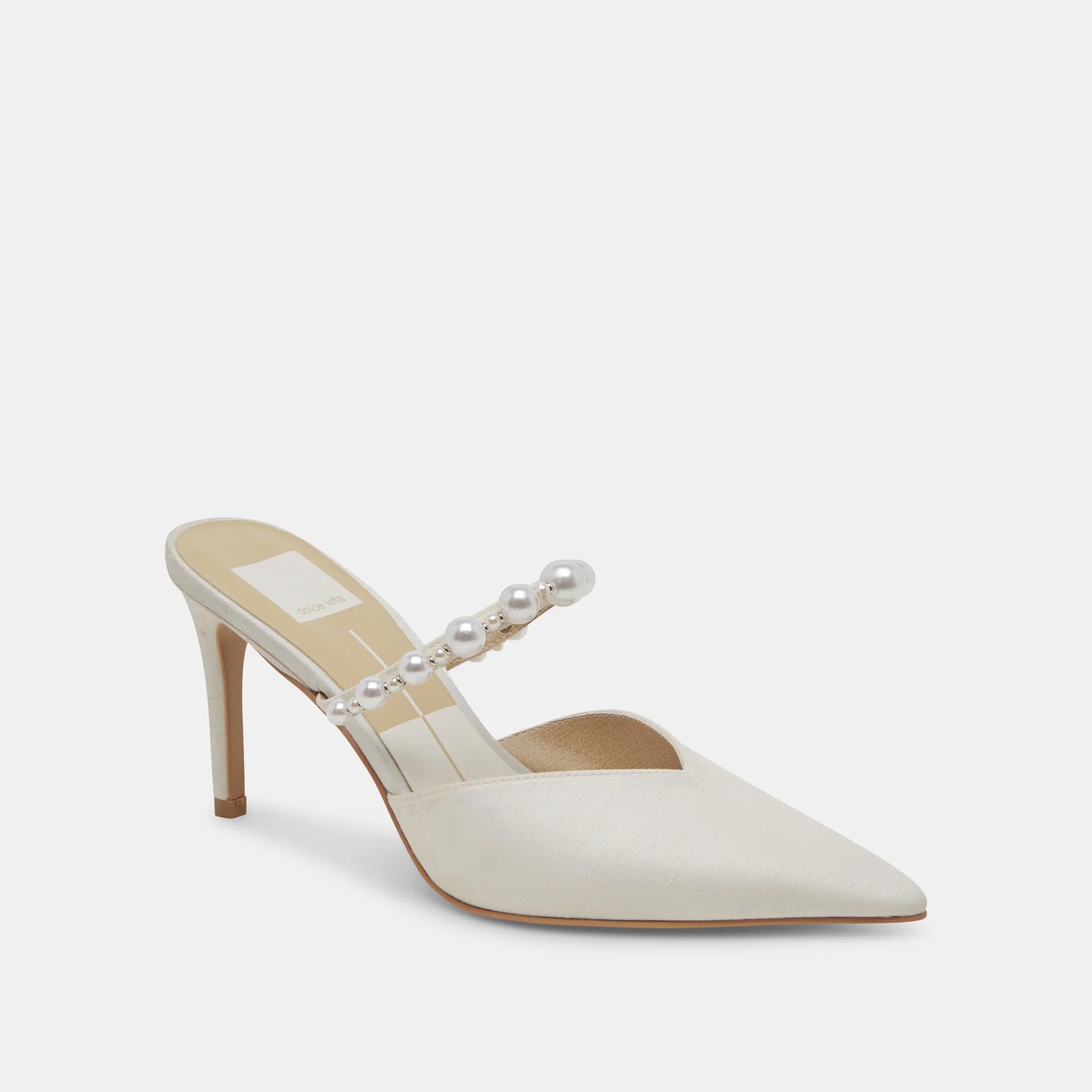 Dolce Vita Kanika Pearl Mid Heels Vanilla Pearls