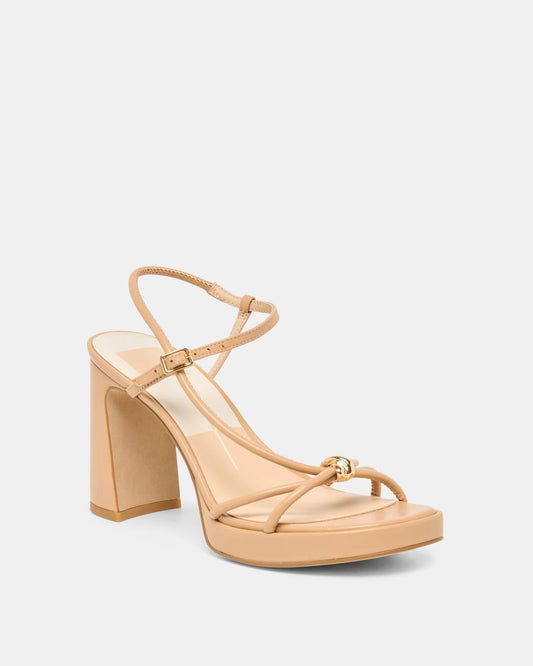 Dolce Vita Odete Heels | Light Tan Leather