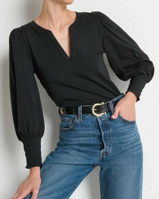 Nation Flora Tee | Jet Black