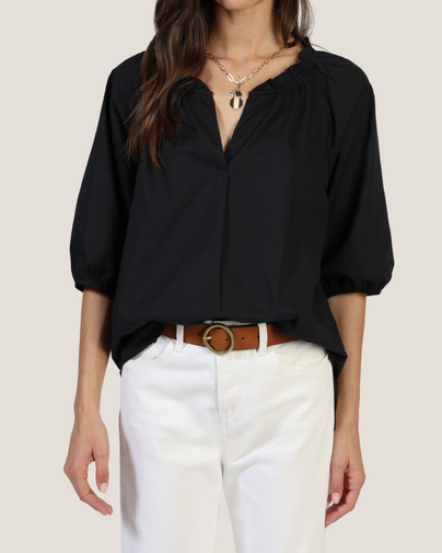 Dylan Jolie Blouse | Washed Black