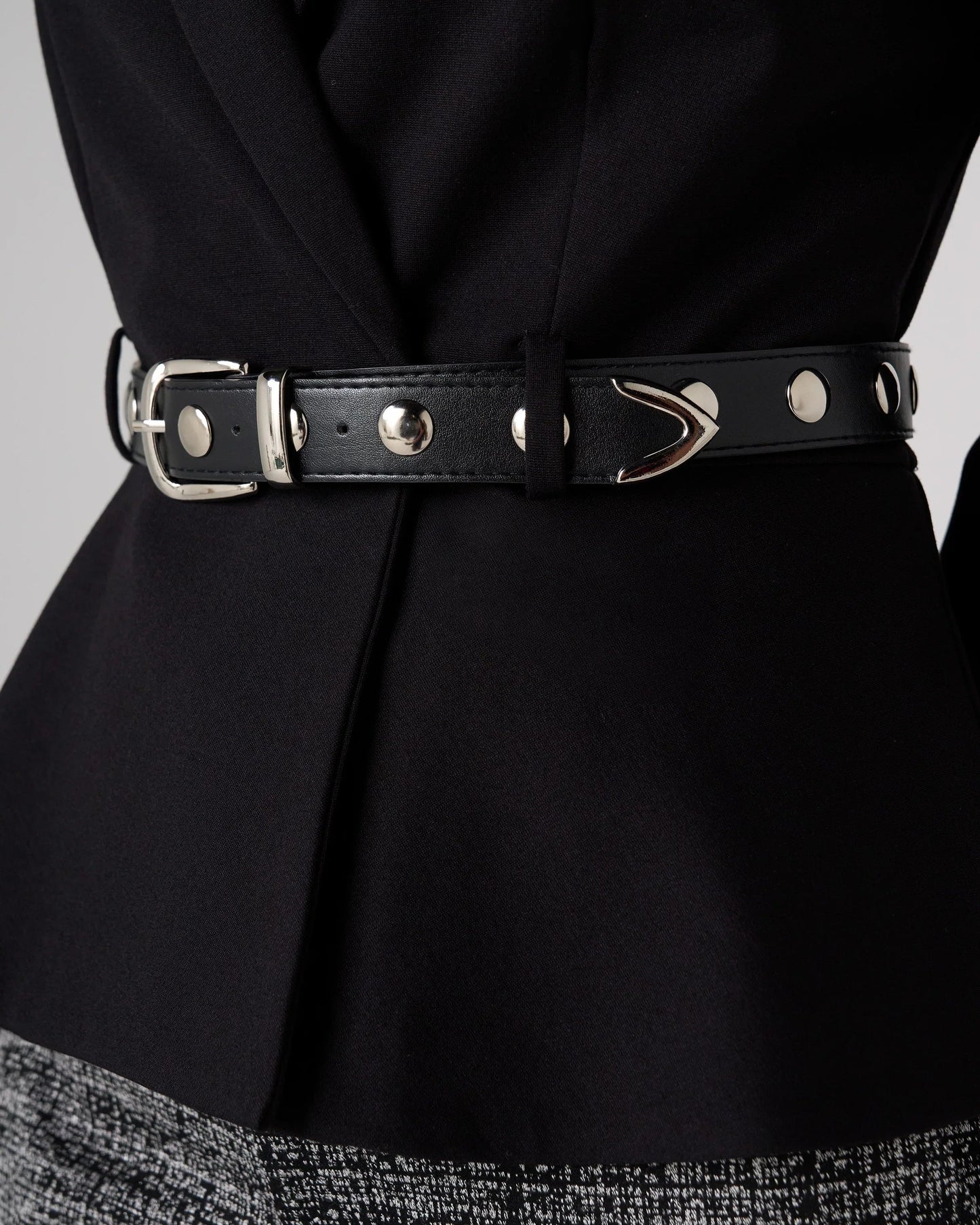 Liverpool Belted Peplum Blazer | Black