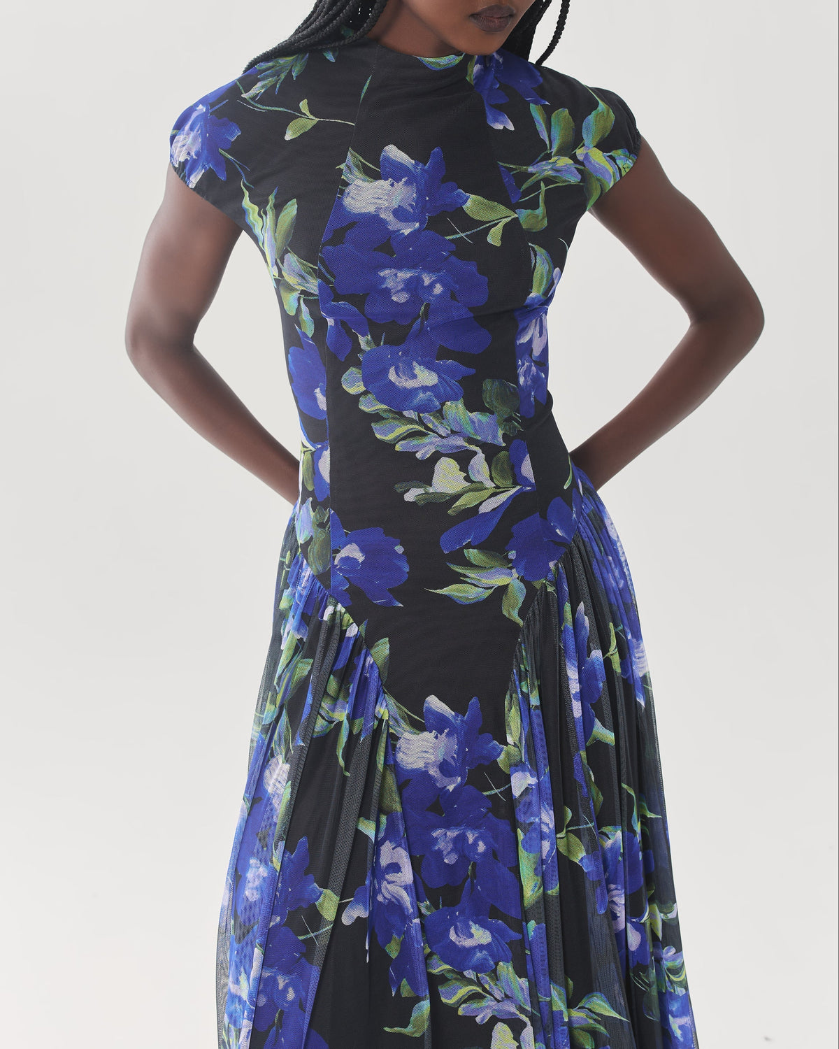 Hutch Zippy Dress | Black/Blue