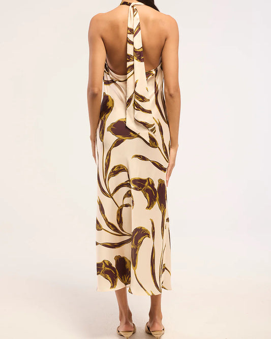 Misa Ida Dress | Mahogany Calla Lily