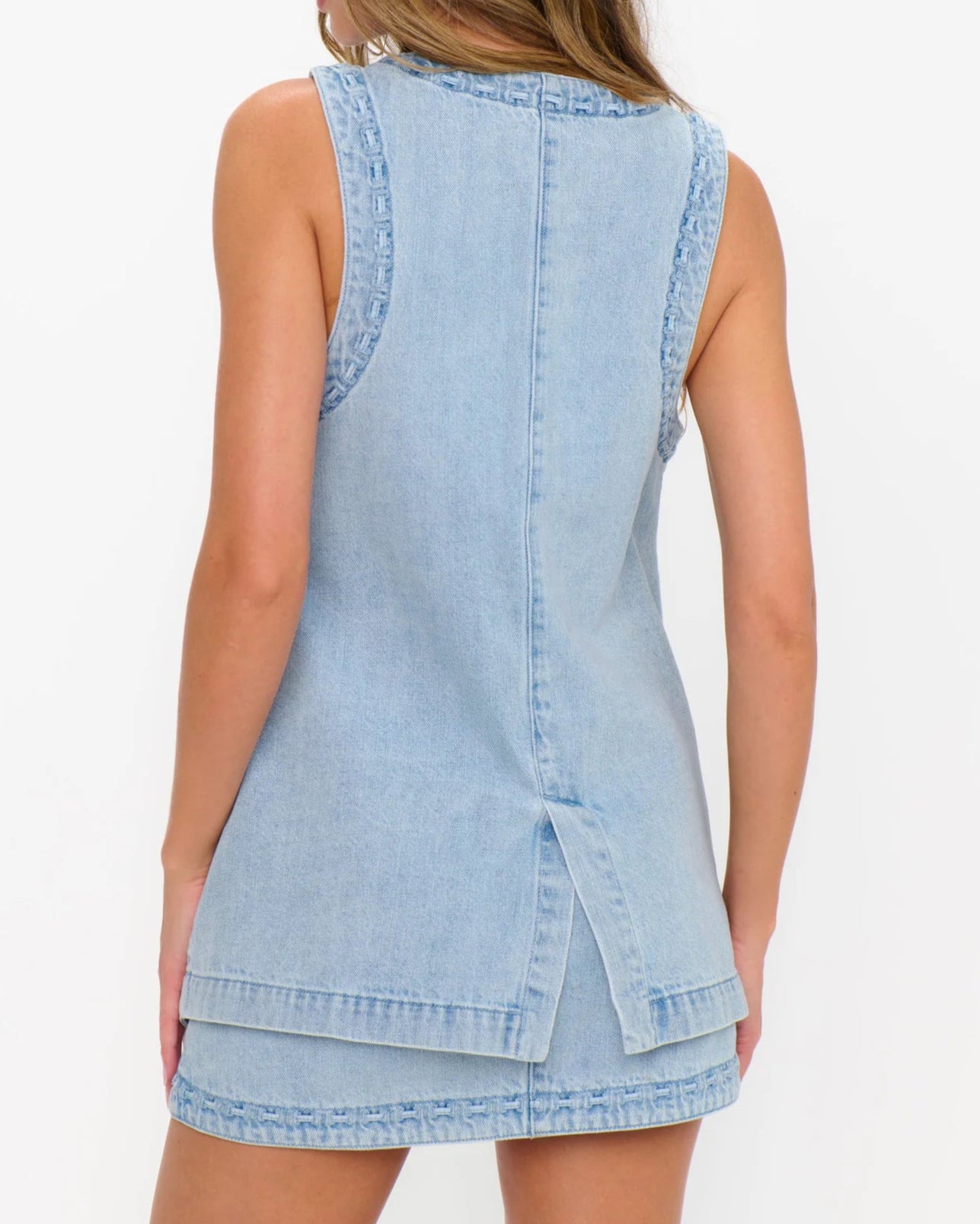Show Me Your Mumu Wyatt Vest | Twister Blue