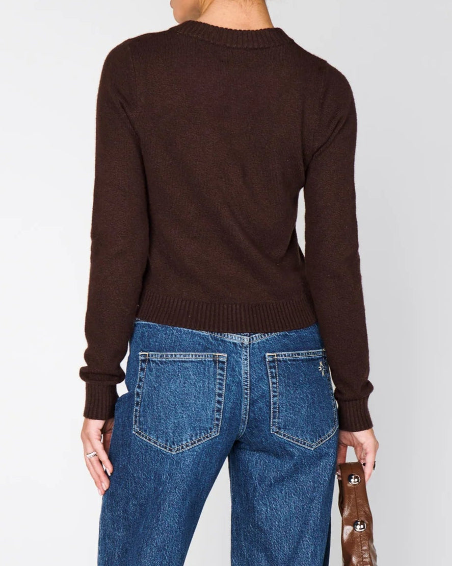 Show Me Your Mumu Tuck in Sweater | Mocha Knit