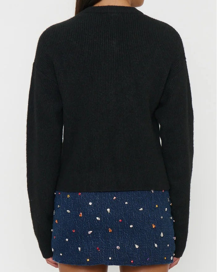 Show Me Your Mumu Maggie Cardigan | Noir Knit