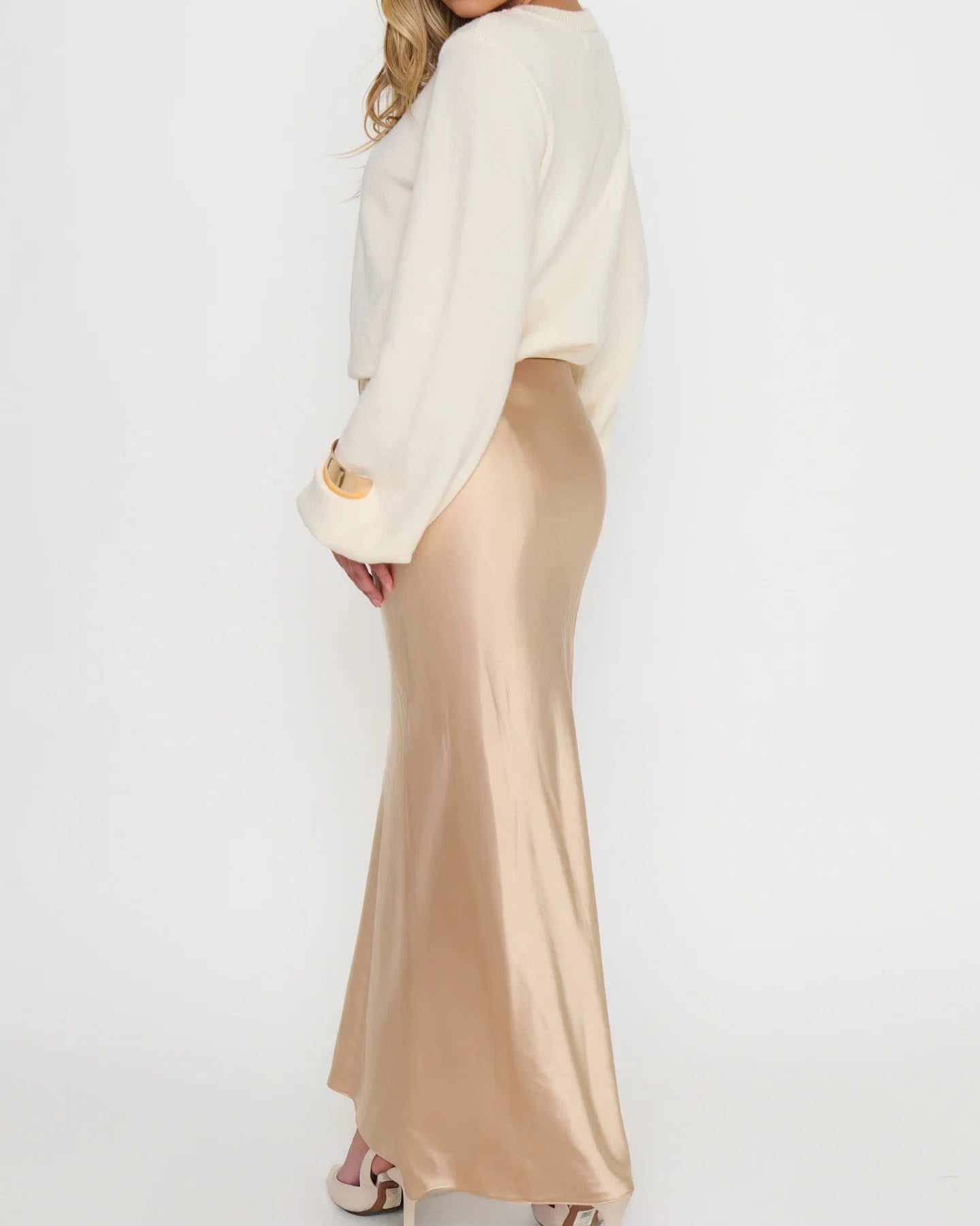 Show Me Your Mumu Tammi Twofer Maxi Dress | Champagne Multi