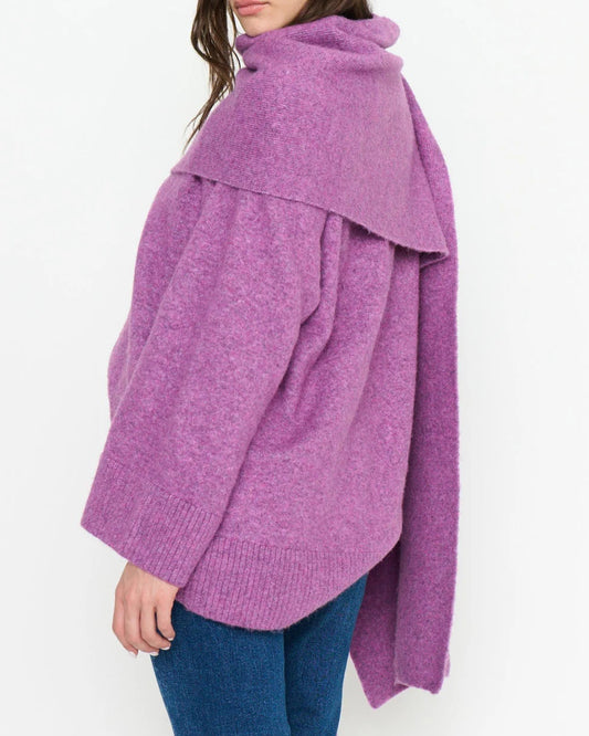 Show Me Your Mumu Oslo Tunic Sweater | Purple Knit