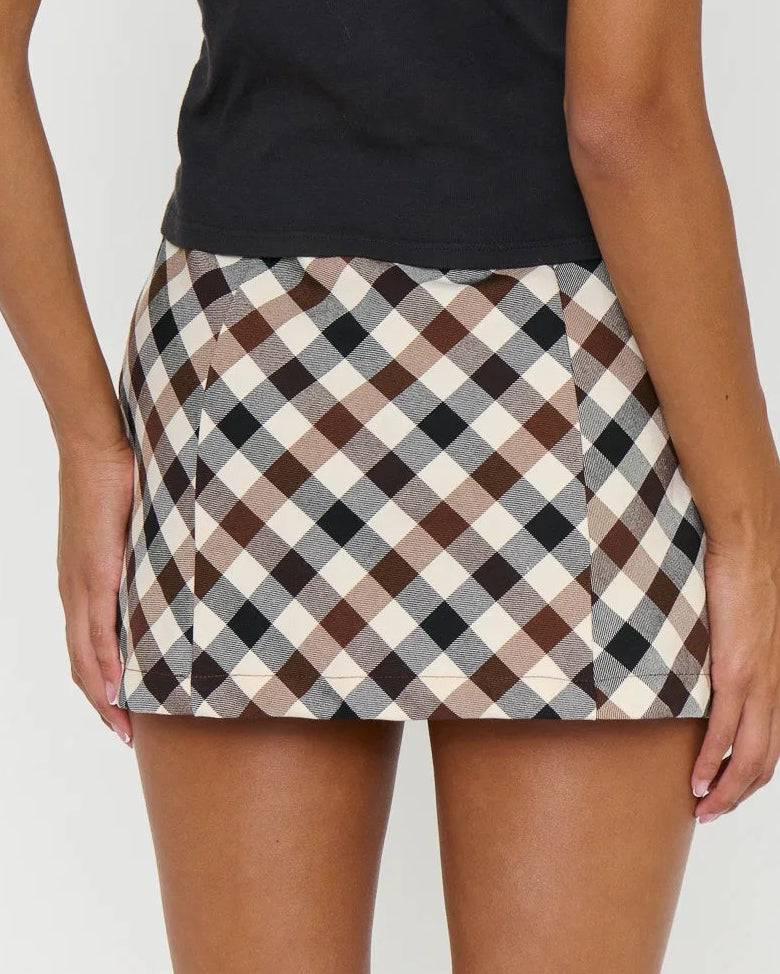 Show Me Your Mumu Gia Mini Skort | Spiced Plaid