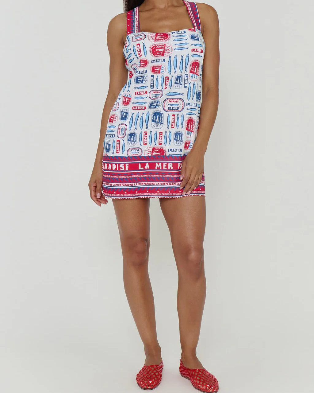 Show Me Your Mumu Detour Mini Dress | Sardine Border