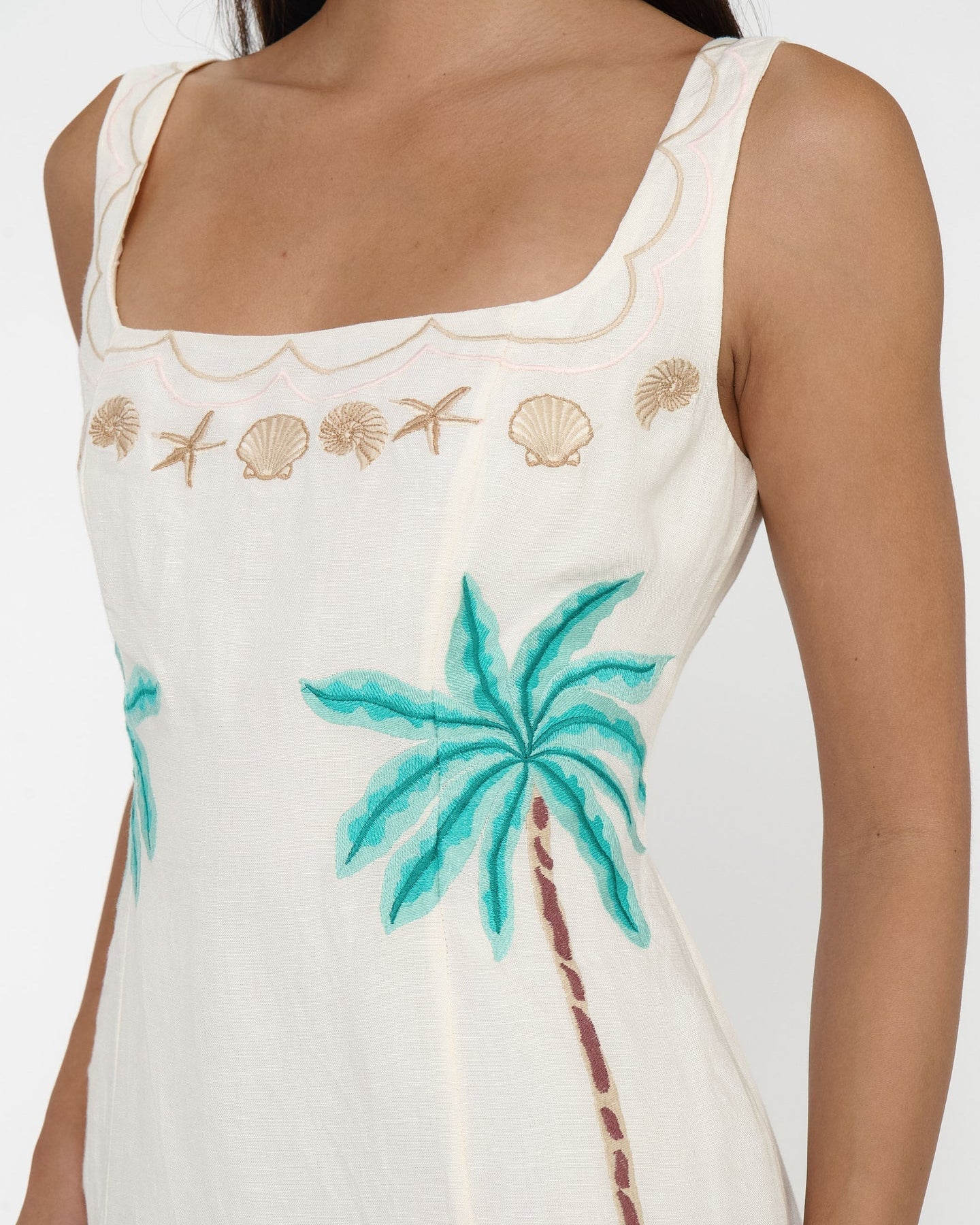 Show Me Your Mumu Steph Mini Dress | Beachfront Embroidery