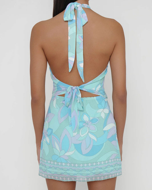 Show Me Your Mumu Bianca Mini Dress | Riviera Swirl