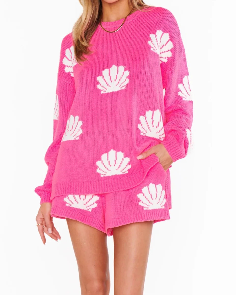 Show Me Your Mumu Go To Sweater | Hot Pink Narcissus Gainesville Show Me Your Mumu Go To Sweater | Hot Pink Narcissus Gainesville