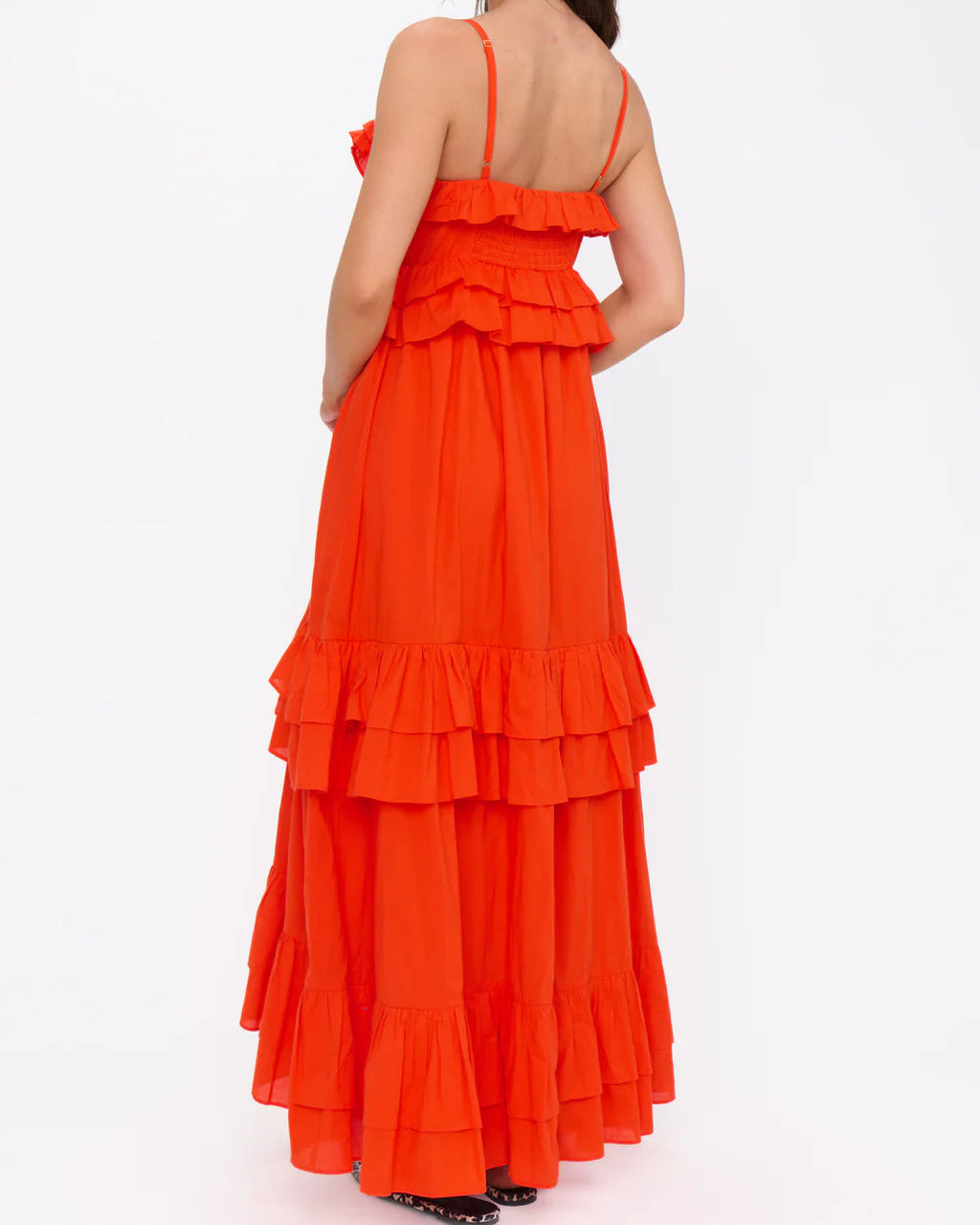 Show Me Your Mumu Freya Maxi Dress | Rouge Red Voile