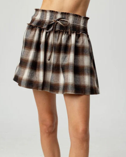 Sundays Maren Skirt Plaid