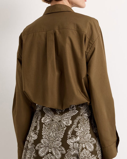 Marie Oliver Dallas Top | Juniper Green