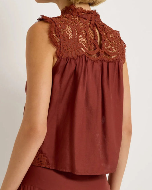 Marie Oliver Naiomi Top | Auburn