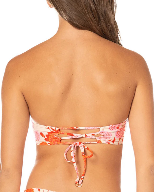 Maaji Petal Spell Bryn Strapless Bandeau Bikini