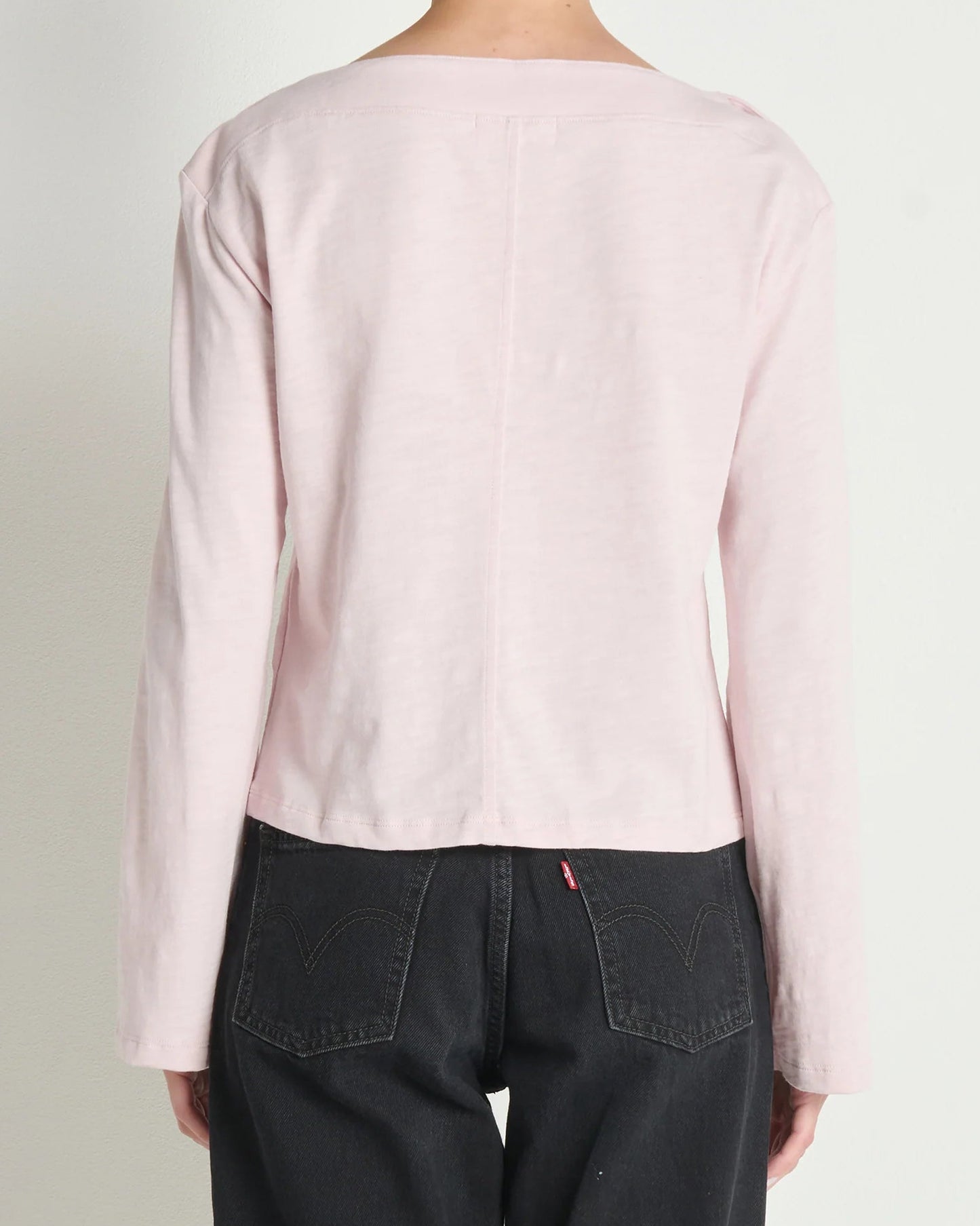 Nation Rochelle Boatneck Tee | Blush