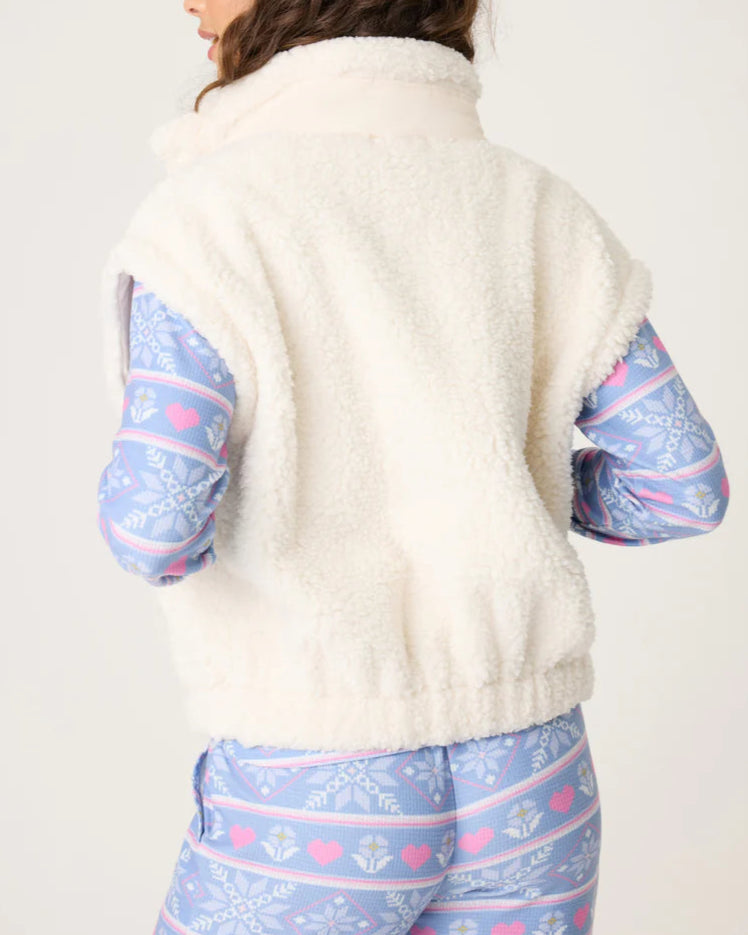 PJ Salvage Campfire Cozy Sherpa Vest