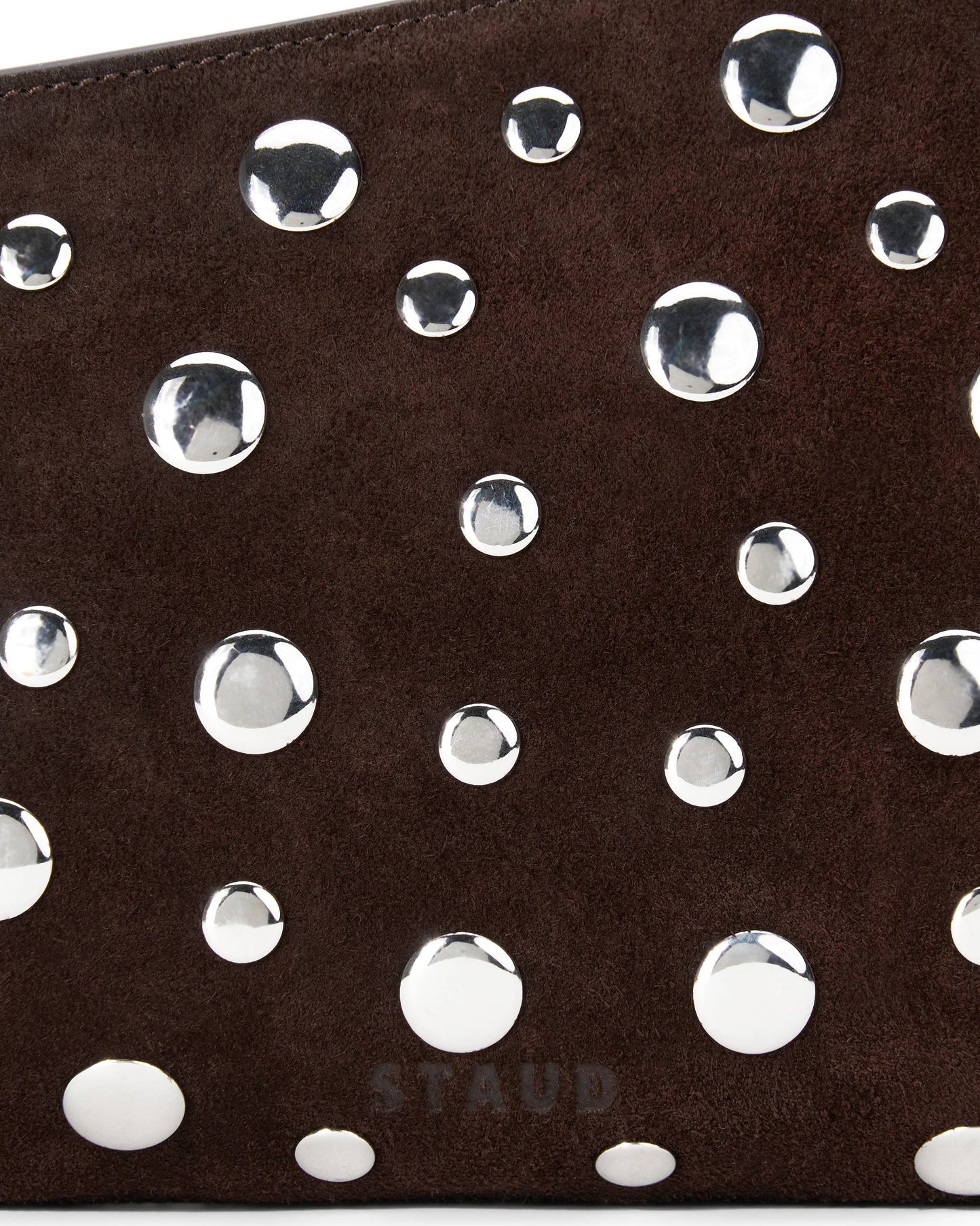 Staud Dani Mini Shoulder Bag | Espresso Studs
