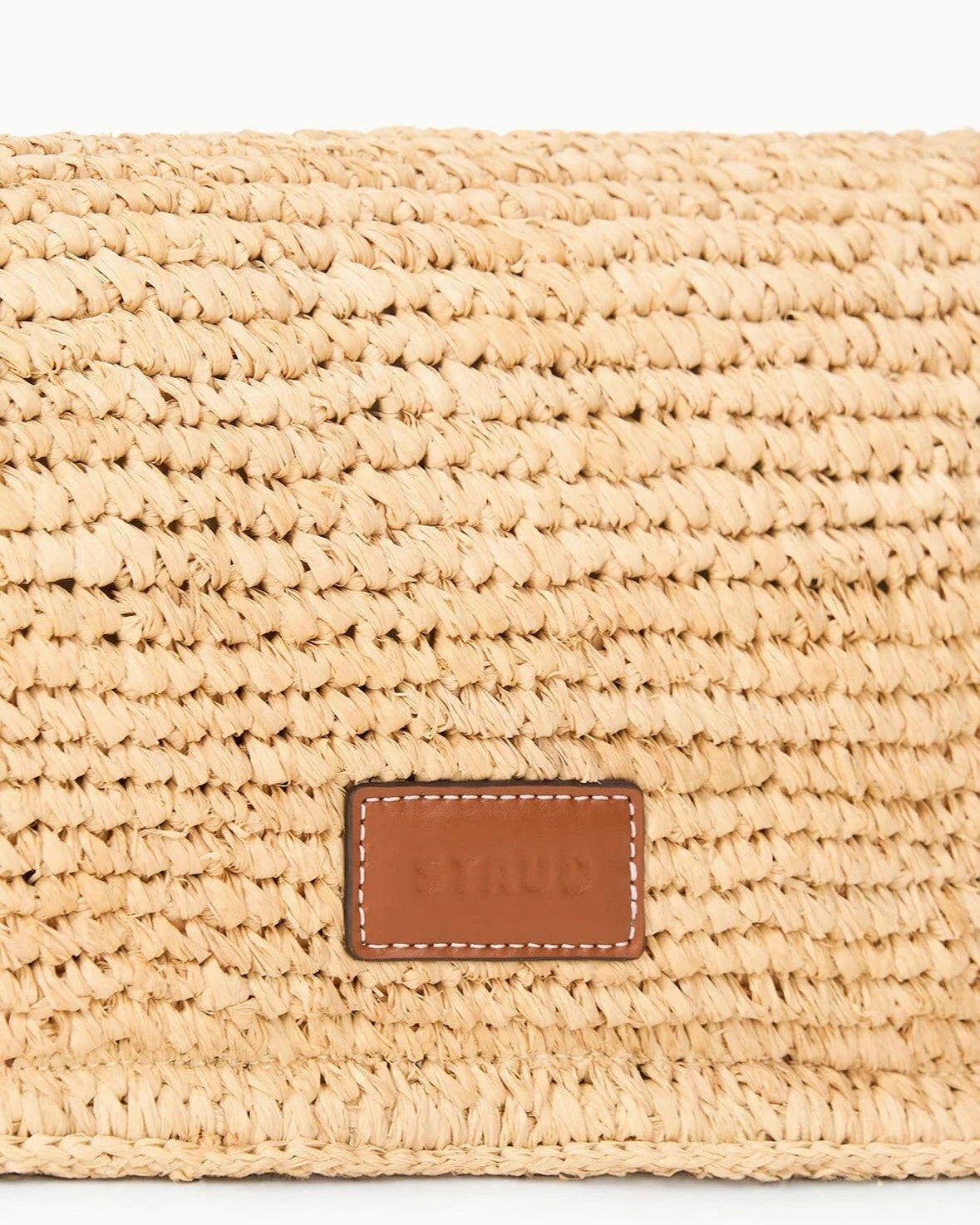 Staud Harlow Raffia Bag | Natural Tan