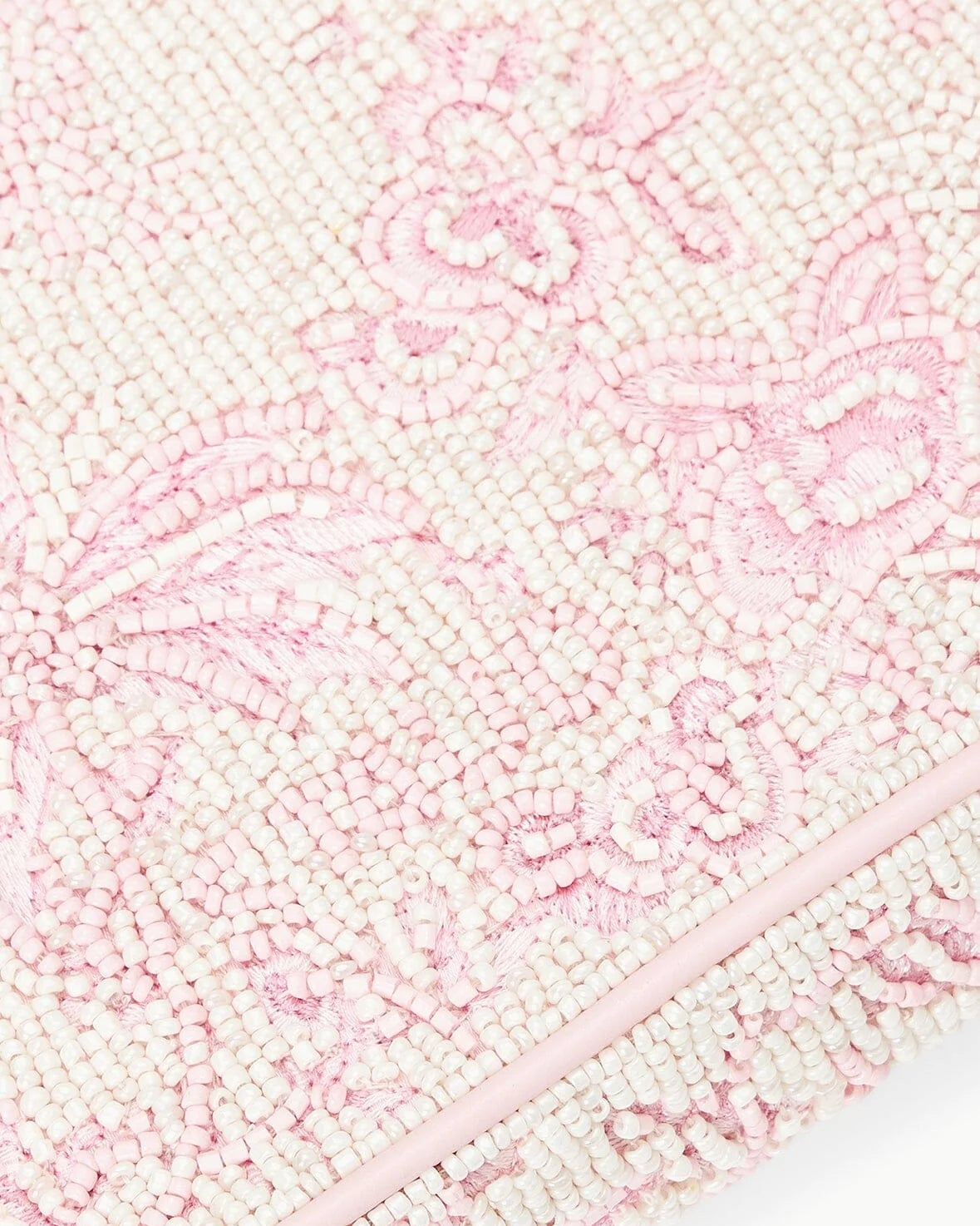 Staud Tommy Beaded Bag | Ivory Cherry Blossom Toile