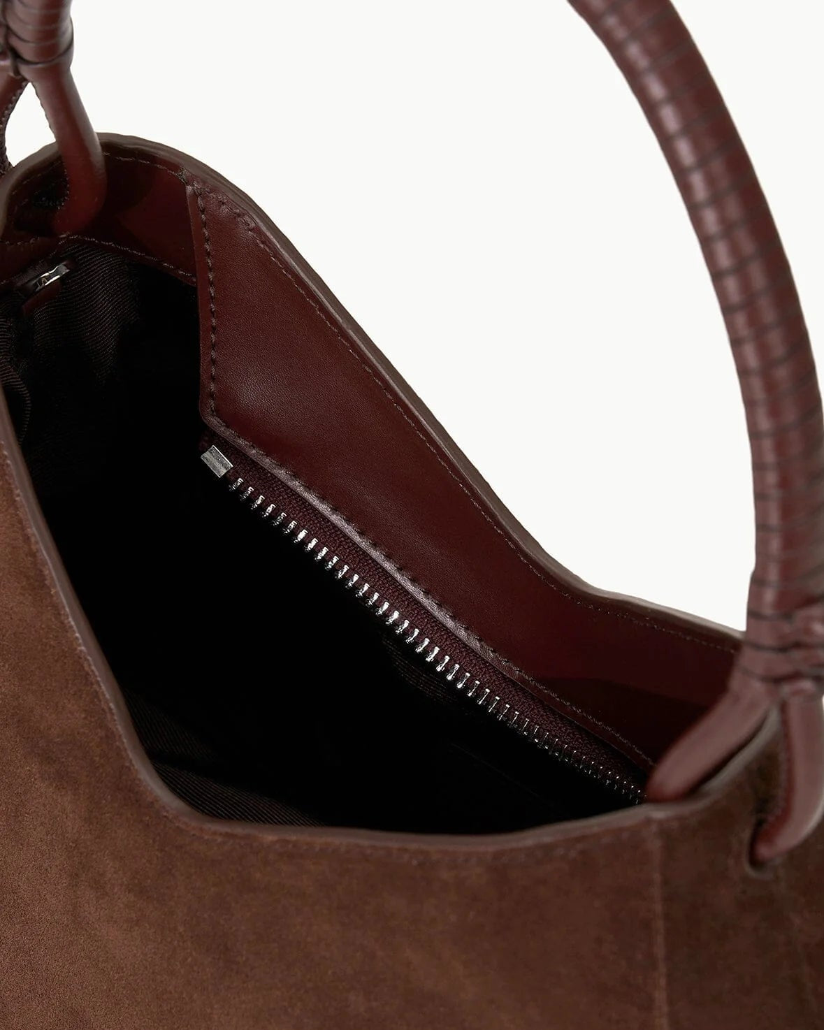 Staud Valerie Shoulder Bag | Mahogany Suede