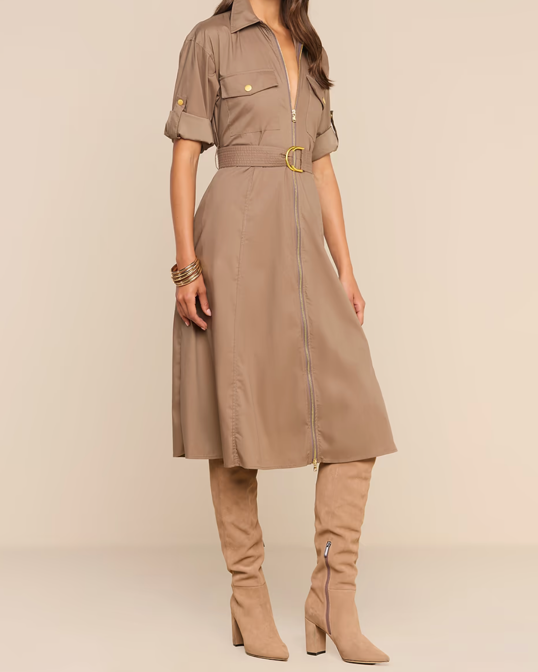 L'Agence Callen Shirt Dress | Cardamom
