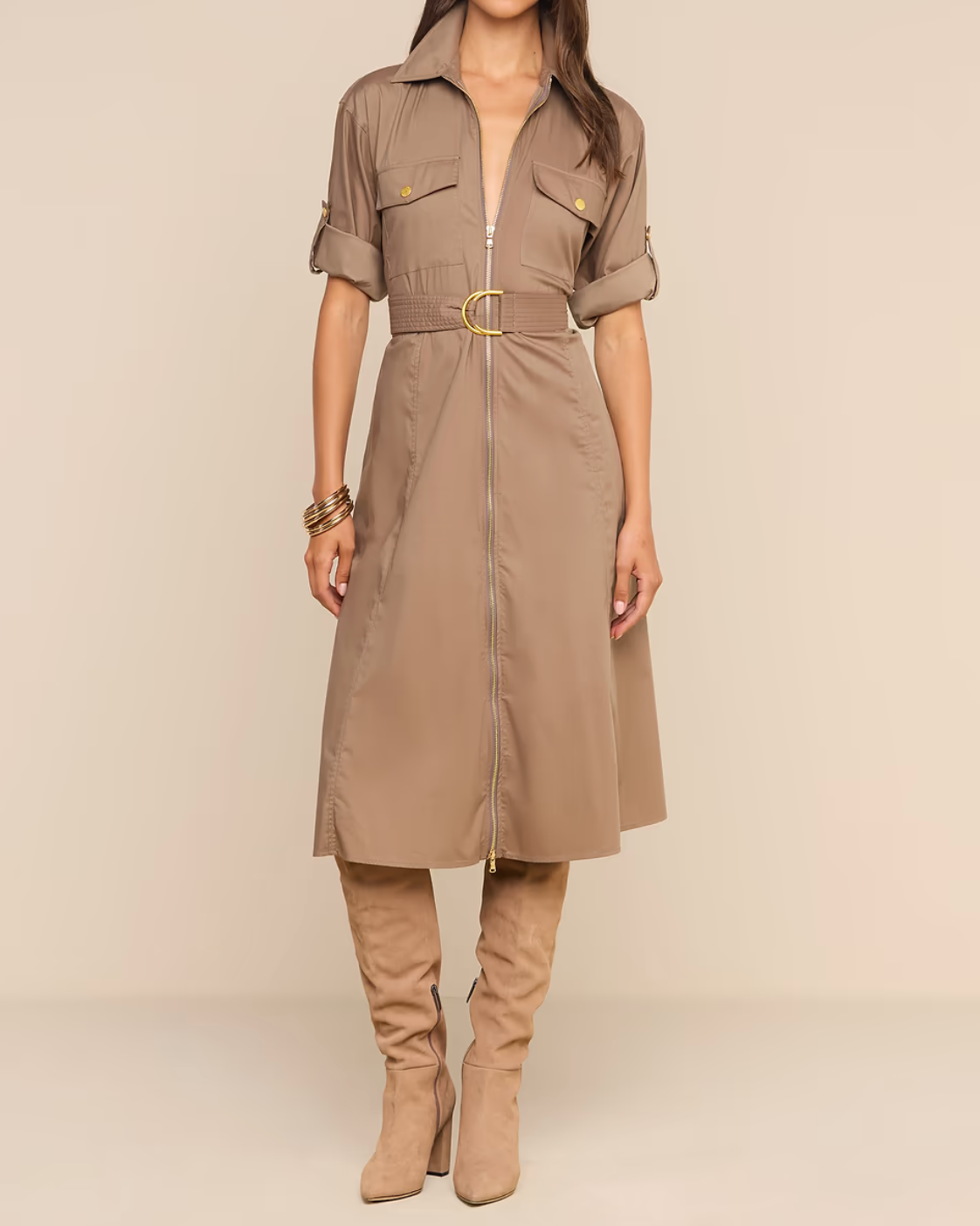 L'Agence Callen Shirt Dress