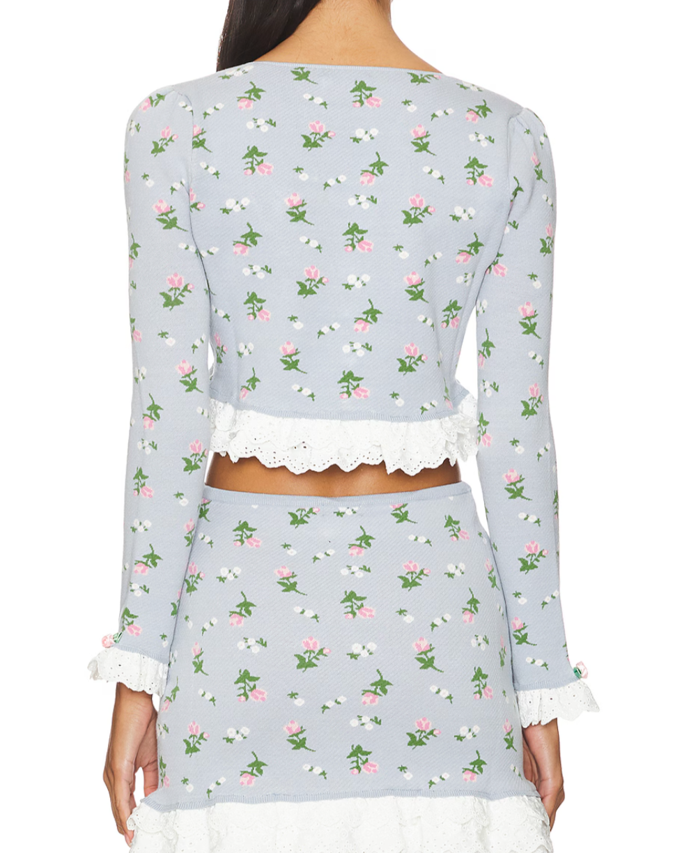 For Love & Lemons Amalia Knit Cardigan