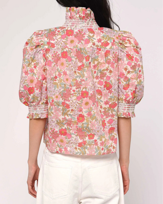 Love the Label Zuri Top | Clarabell Liberty Print