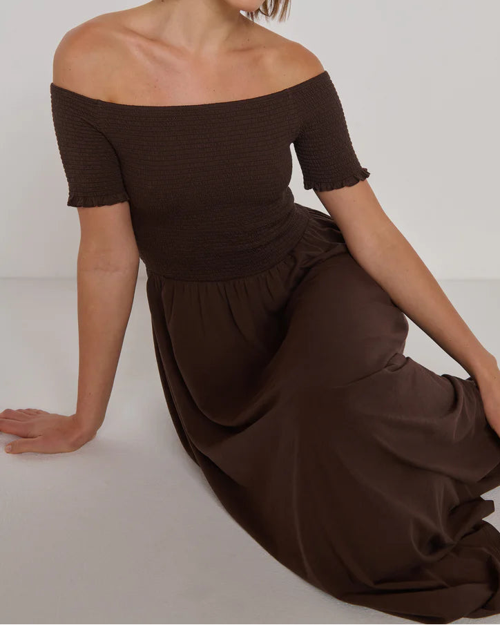 Nation Vivian Dress | Cocoa