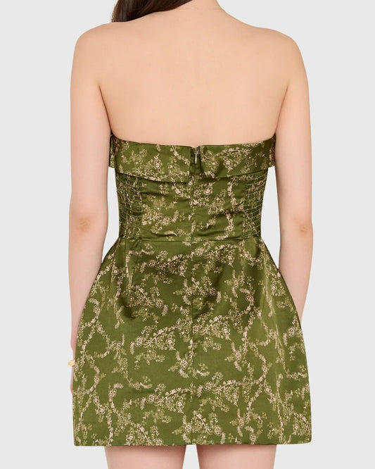 Amanda Uprichard Avalee Skort Romper | Christina Print