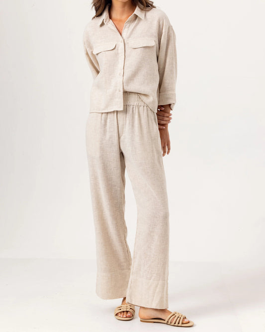 Sundays Weave Simona Shirt | Moonbeam