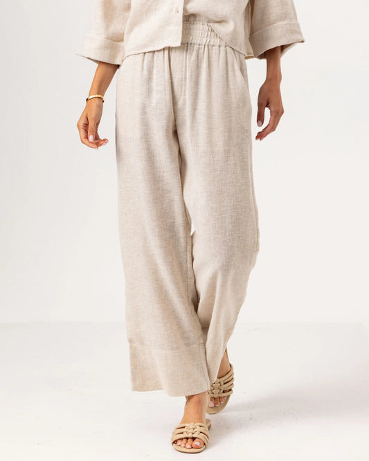 Sundays Weave Victoria Pants | Moonbeam