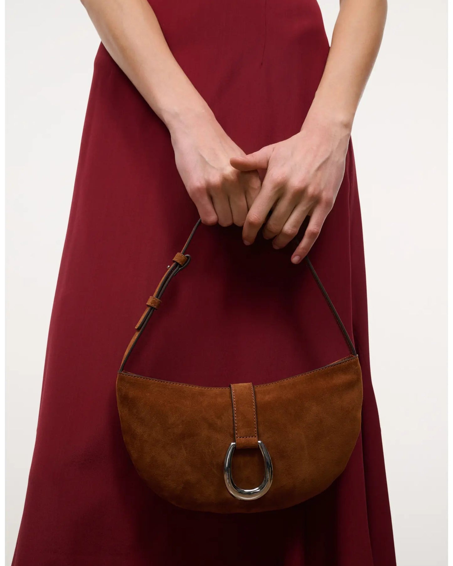 Staud Harlow Crescent Shoulder Bag | Tabac