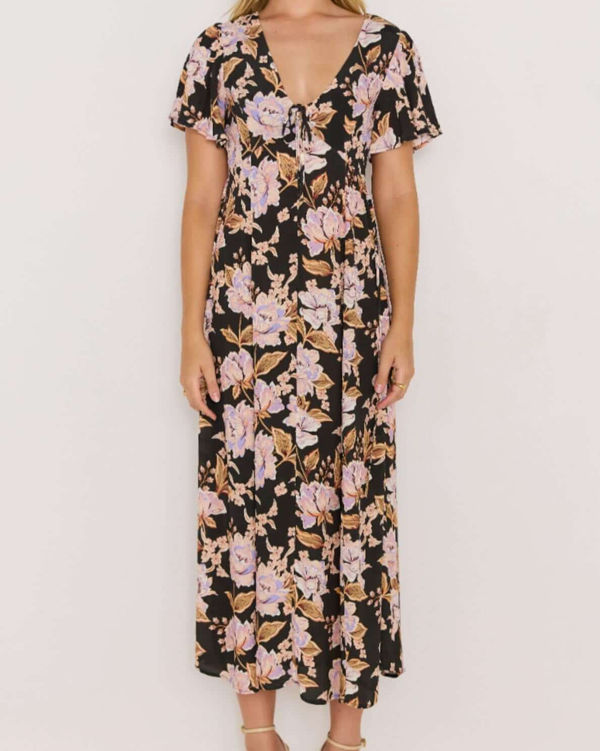 Mink Pink Willow Midi Dress