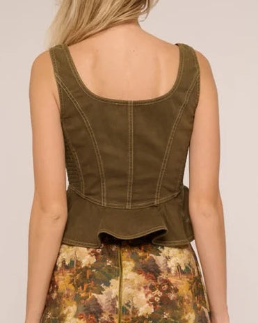 Love the Label Eva Top | Ivy Green