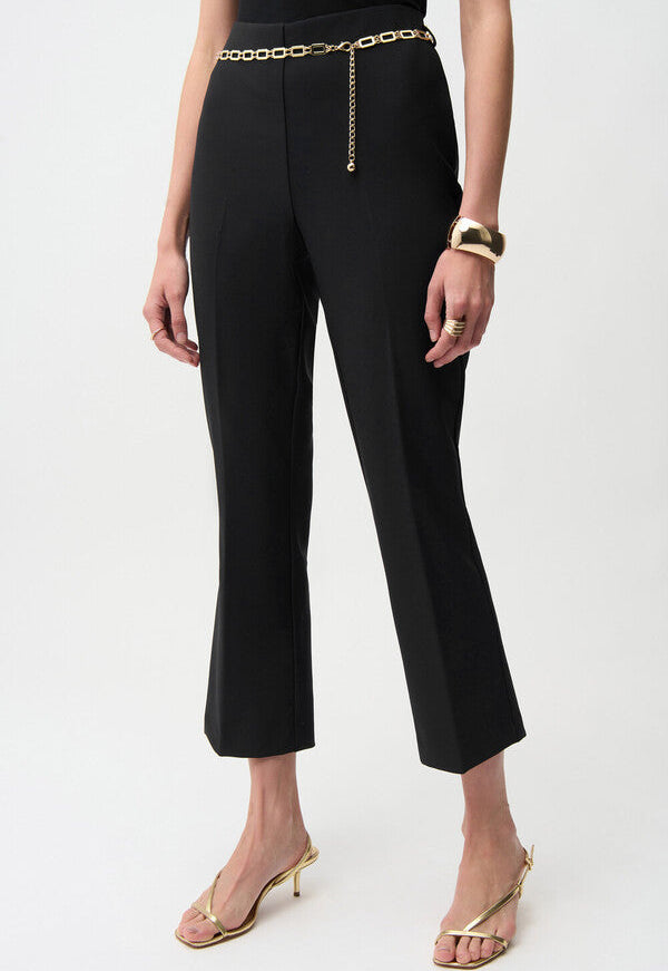 Joseph Ribkoff Slim Cropped Flare Pants