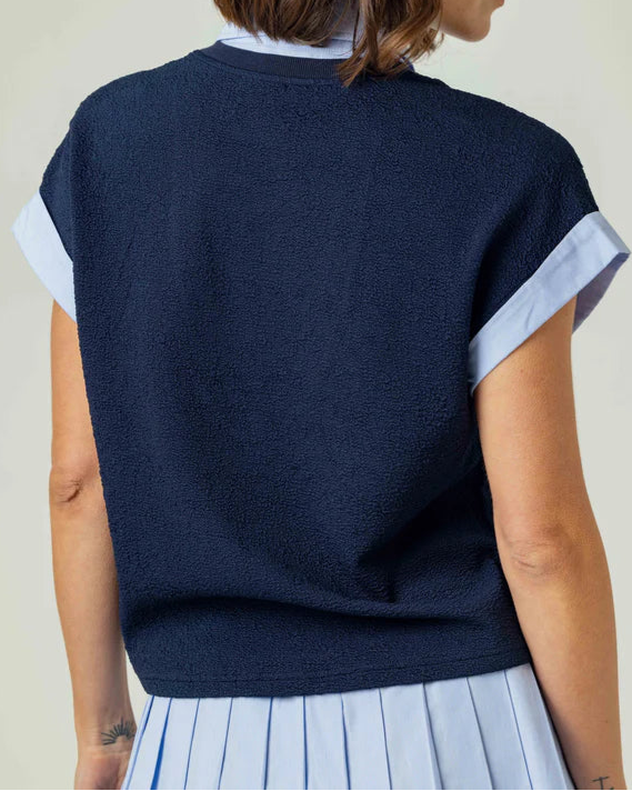 Sundays Lune Top | Navy
