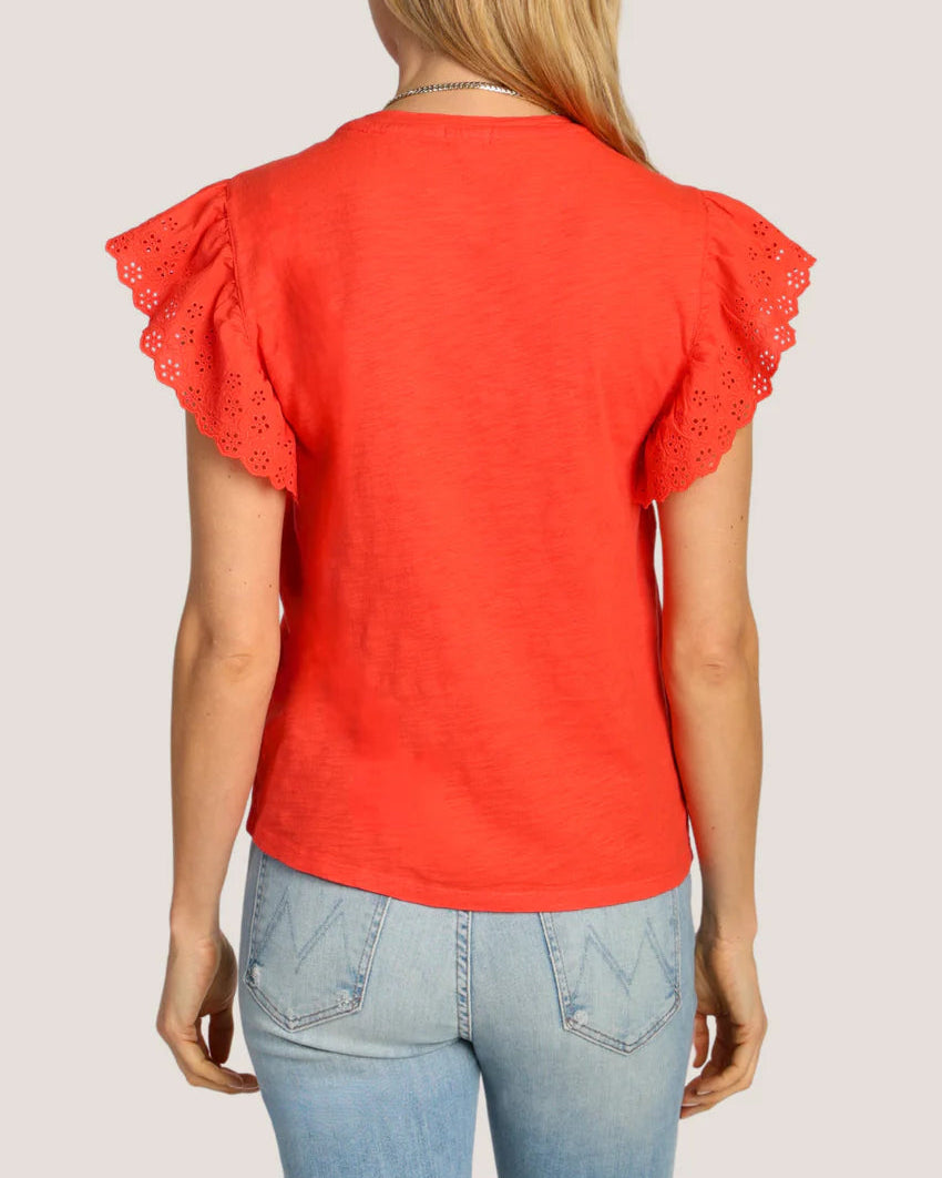 Dylan Presley Tee | Poppy Red