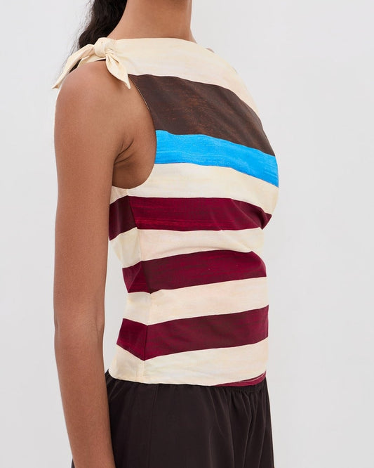 Staud Bellaria Top | Caffe Stripe