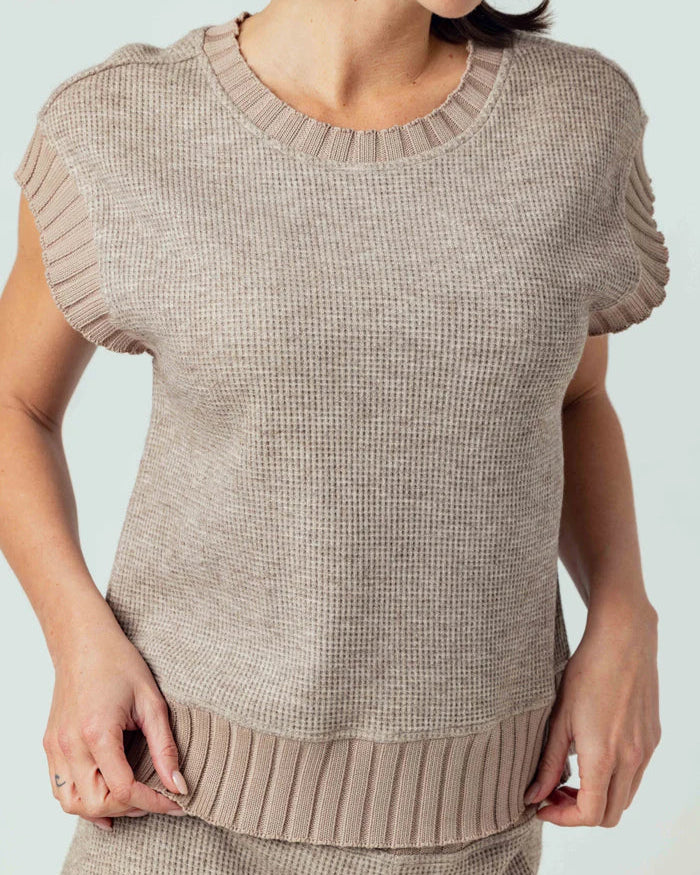 Sundays Thermal Maeve Top | Fawn