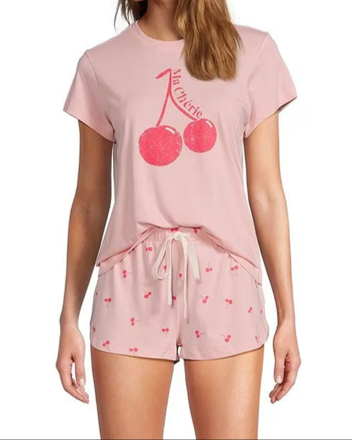 PJ Salvage Cherry Print PJ Set