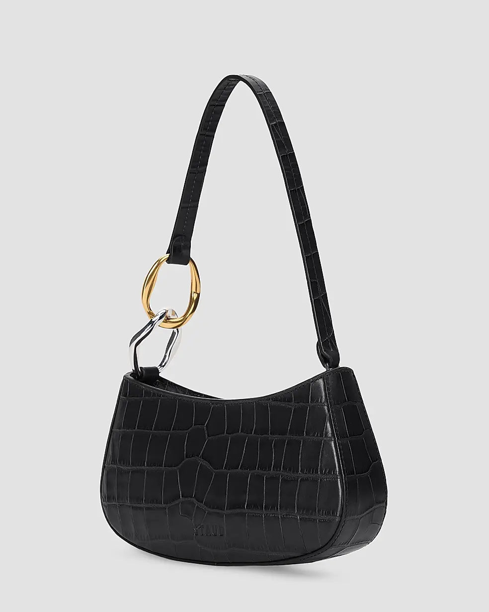 Staud Ollie Bag | Black Croco