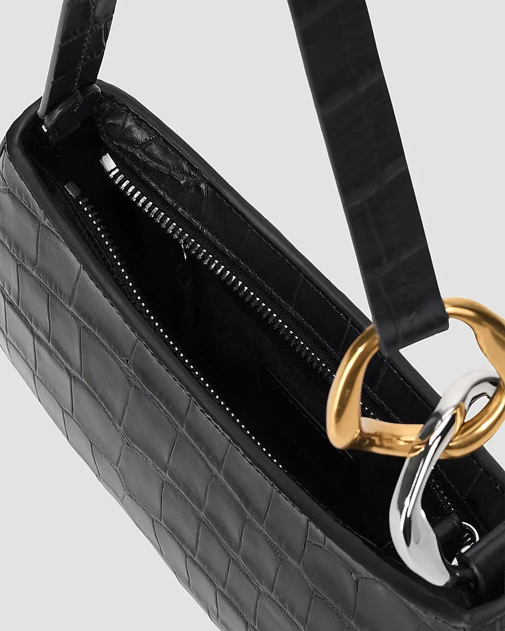 Staud Ollie Bag | Black Croco