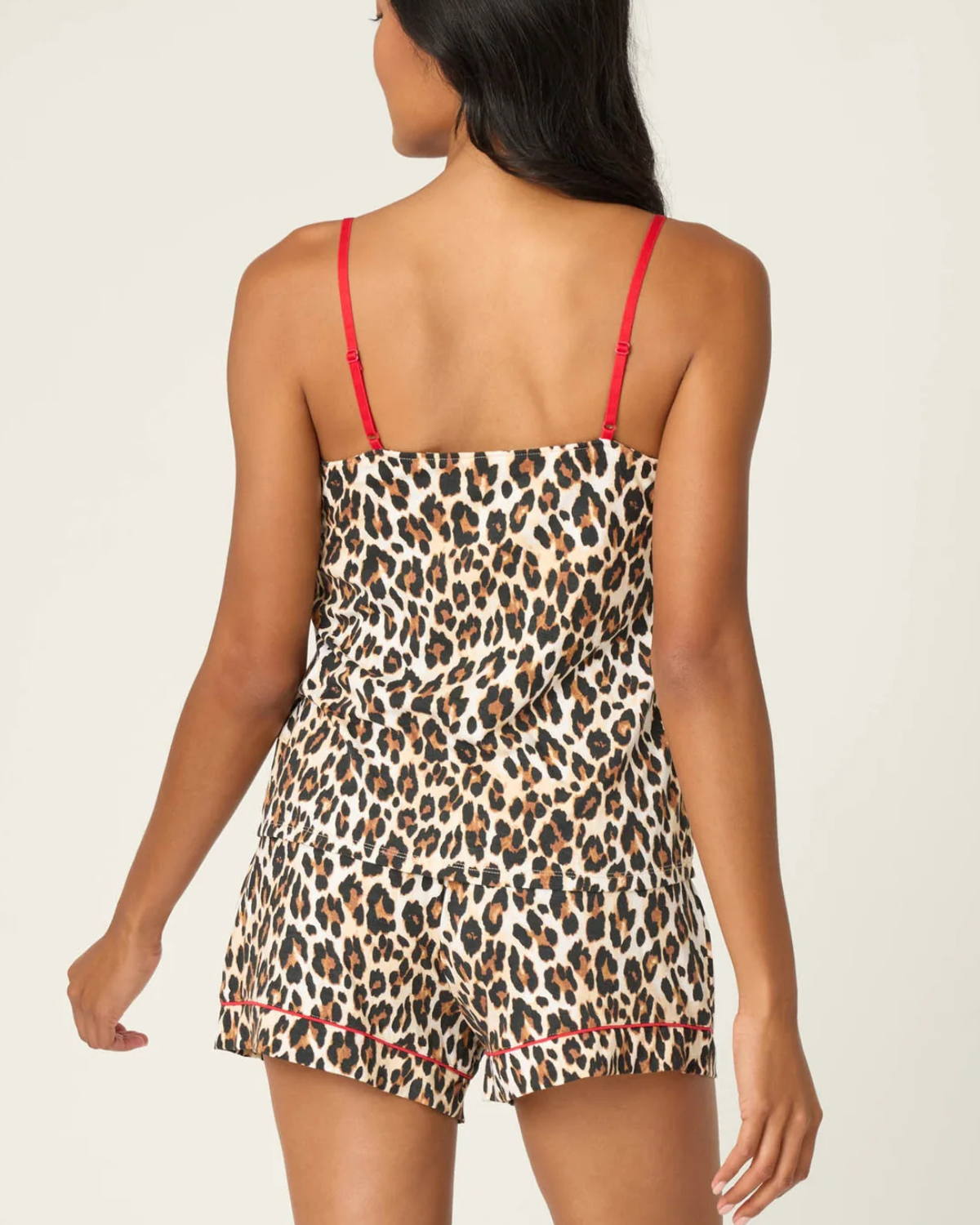 PJ Salvage Holiday Dreams Leopard Print Shorts Set