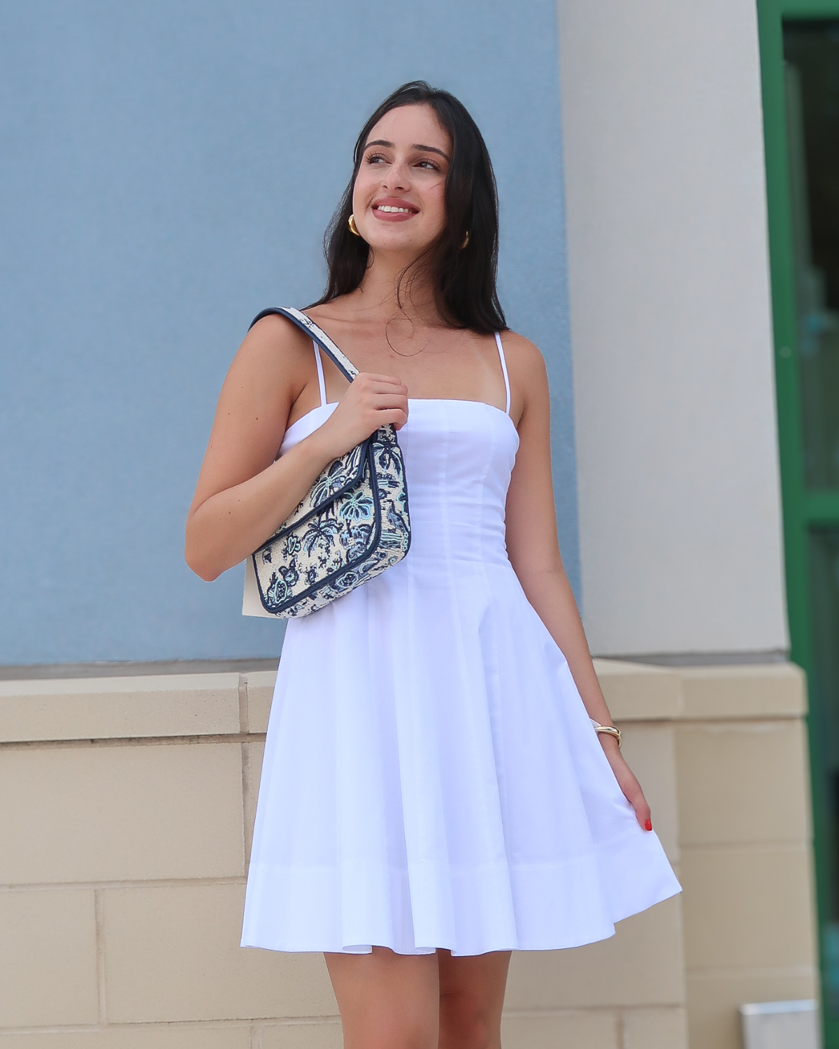 Staud Wylie Mini Dress | White